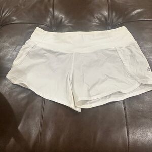 Lululemon white speedups size 6